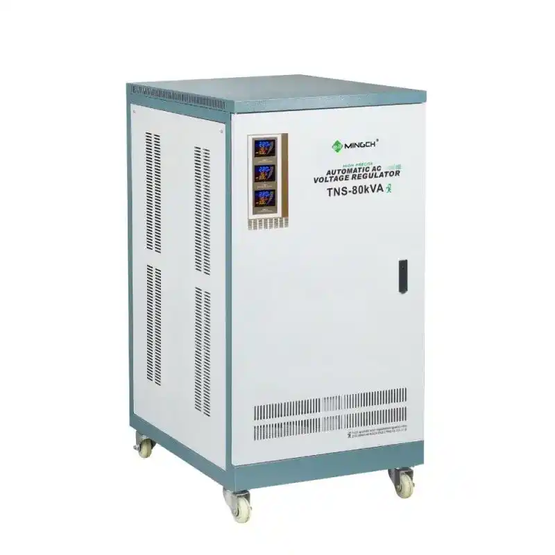 TNS-120kVA HIGH PRECISE THREE PHASE AUTOMATIC AC VOLTAGE REGULATOR