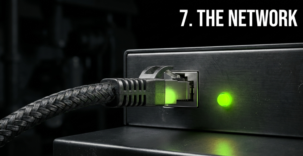 Step 7: Industrial network connection via ethernet RJ45 communication port
